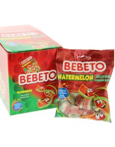 12 stk Bebeto Watermelon 80 gram - Hel Eske