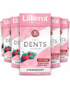 24 stk Läkerol Dents Strawberry Mint / Sukkerfrie Pastiller med Lakrissmak - Hel Eske 864 gram