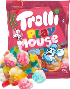 Trolli Playmouse - Skum og Vingummi Godteri 200g