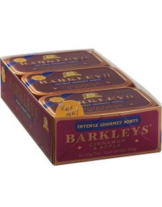 6 stk Barkleys Intense Gourmet Mints Cinnamon & Apple - Sukkertøy med Eple og Kanelsmak 300 g