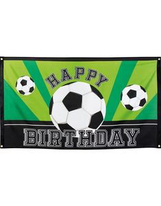 Banner 90x150 cm - Fodboldparty