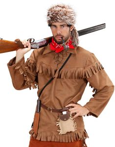 Davy Crockett - Kostume til Mænd