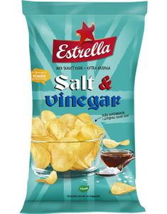 Estrella Salt & Vinegar Potetgull 175 gram