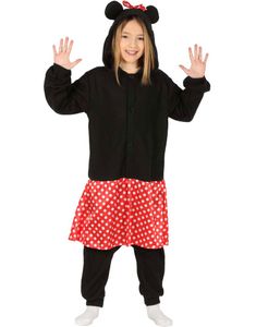 Minnie Mouse Inspireret Kigurumi Kostume til Børn