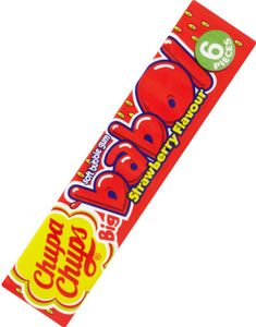 6-pk Chupa Chups Babol Tyggegummi med Jordbærsmag