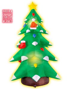 Stort Oppusteligt Juletræ med LED-Lys 183 cm