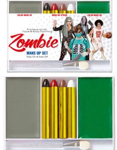 Zombie Sminkesæt 7 Dele