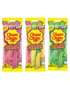 Taste Them All - Chupa Chups Sour Belts - Tre Smage - Pakketilbud