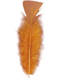 50 stk Dekorations/Pynte Fjer - Orange
