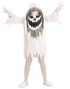 Spøgelseskostume til Børn med Stor Maske