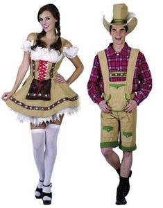 Par kostume - Tyroler Oktoberfestparret