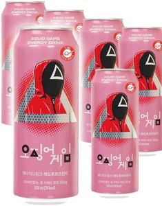 6 stk Squid Game Energy Drink Watermelon - Energidrik med Vandmelonsmag - Hel Æske 3 l (Korea)