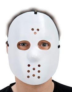 Jason Inspireret - Hvid Halvmaske