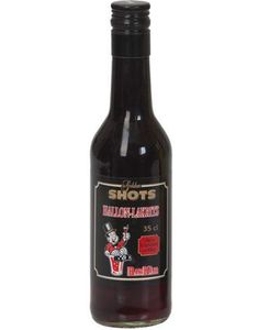 BarKing Hallon Lakrits - Drinkblanding med Bringebær og Lakrissmak i Glassflaske 35 cl