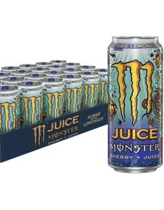 24 stk Monster Energy Juiced Aussie Lemonade 500 ml - Hel Bakke