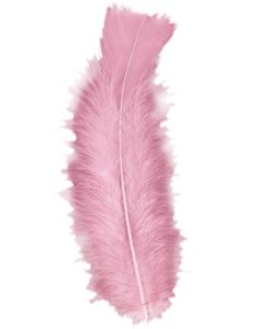 50 stk Dekoration/Pynte Fjer - Lys Pink