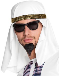 Sheik Abdullah - Hvid Hovedbeklædning