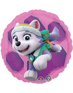 Folieballon med Tosidigt Motiv 43 cm - Paw Patrol Girls