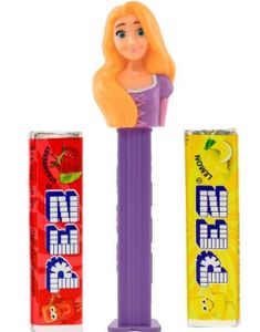DATO PRODUKT - Disney Prinsesse Tangled Pez-Holder med 3 stk Pez Pakker (USA Import) (31.01.2026)