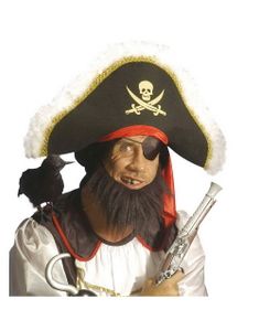 Sort Krage - Til Dekoration eller Fæstne På Kostume