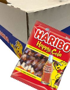12 stk Haribo Happy Cola av 140 gram - Hel eske
