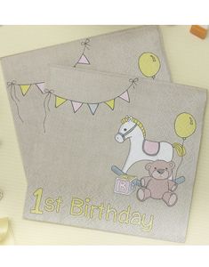 20 stk Små Servietter 25x25 cm- My Sweet Baby