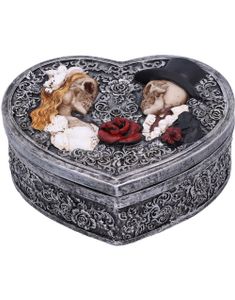 Last Vow Skjeltt Hjerteformet Smykkeskrin 13,5 cm