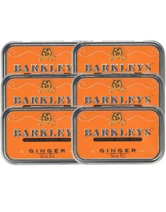 12 stk Barkleys Intense Mints Ginger - Sukkertøy med Smak av Ingefær 600 g - Hel Eske