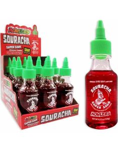 12 stk Souracha Super Surt Godteri Saus - 90 ml - Hel Eske