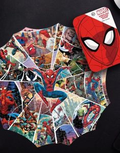 Licenseret Spiderman-puslespil med unik form - 750 brikker