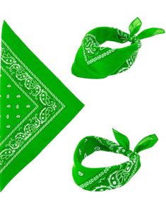 Grøn Paisley Bandana