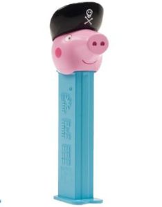 DATO PRODUKT - Pirat Georg Gris Pez-Holder med 2 stk Pez Pakker (28.02.2022)