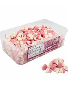 600 stk Sweetshop Mushrooms - Boks med Skumsvampe 1,02 kg