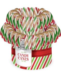 60 stk Sukkertøystenger med Peppermintsmak i Fonteneeske 1,2 kg