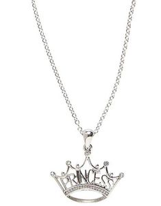 Sølvfarvet Princess Smykke med Krone