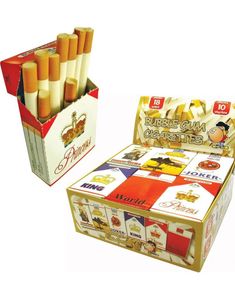 18 pk med 10 stk Tyggegummi Cigaratter i Assorteret Motiv 