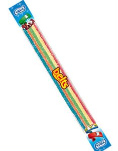 1 stk Vidal Rainbow Sour Belt - Regnbuefarvet Sur Vingummi