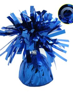 Ballonvægt i Folie med Fastgørelsesring - Royal Blå