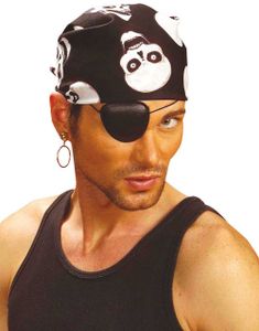 Sort Bandana med flere Dødningehoveder