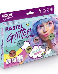Pastel Glitter Shaker Sminkesæt 8 Dele
