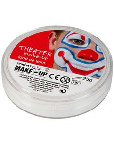 Hvid Teatermaling & Fikseringpulver Sæt