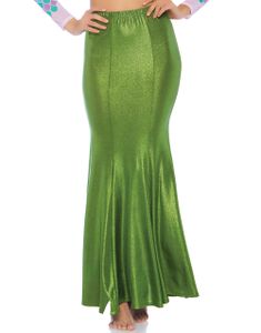 Havfrue - Grønt Kostumeskørt