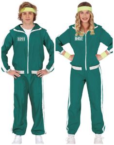 Parkostume - Squid Game-inspireret Tracksuit Kostume