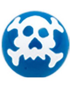 Kranie - Blå Akrylkugle