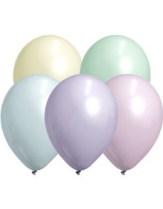 10 stk Ballonger Pastellfarget 30 cm