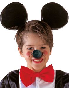 Sort Mickey / Minnie Mouse Næse