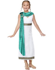 Gresk Toga Kostyme til Jente