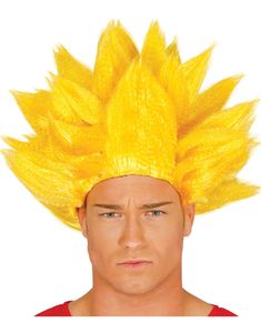 Gul Anime Dragon Ball inspireret Paryk