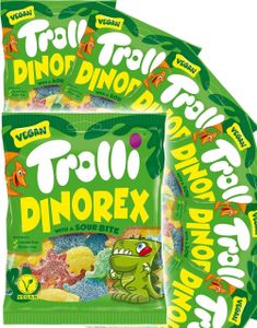 21 stk Trolli DinoRex - Sur Vingummi - Hel Kasse
