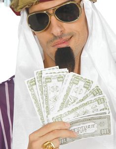 75 stk. Pengesedler Kostumetilbehør